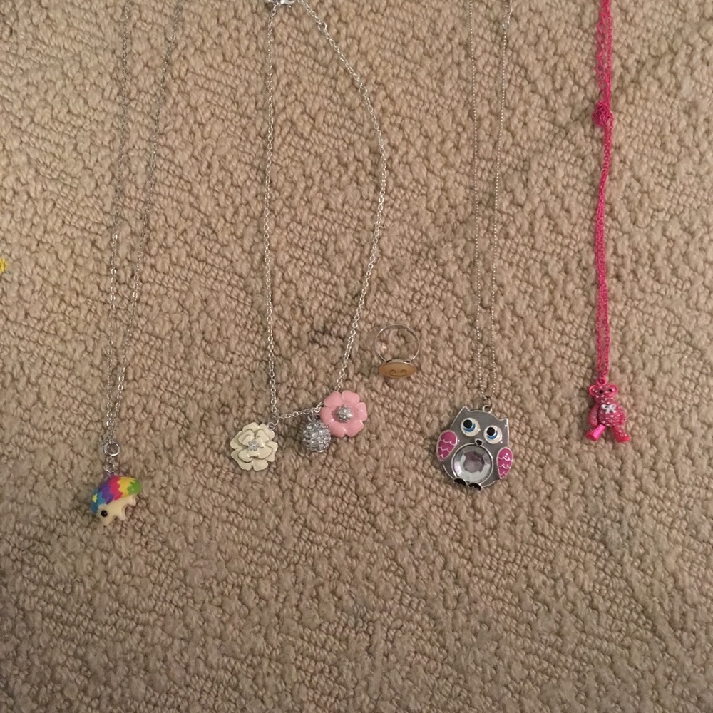 4 Necklaces and 1 Ring